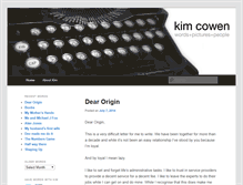 Tablet Screenshot of kimcowen.com